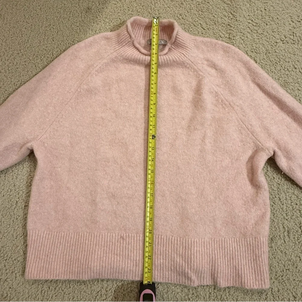 J. Crew Soft Pink Turtleneck Sweater